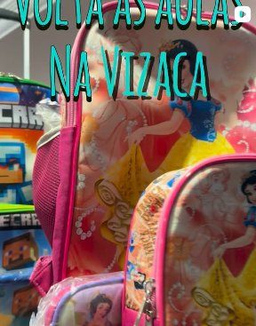 Mochilas de volta às aulas